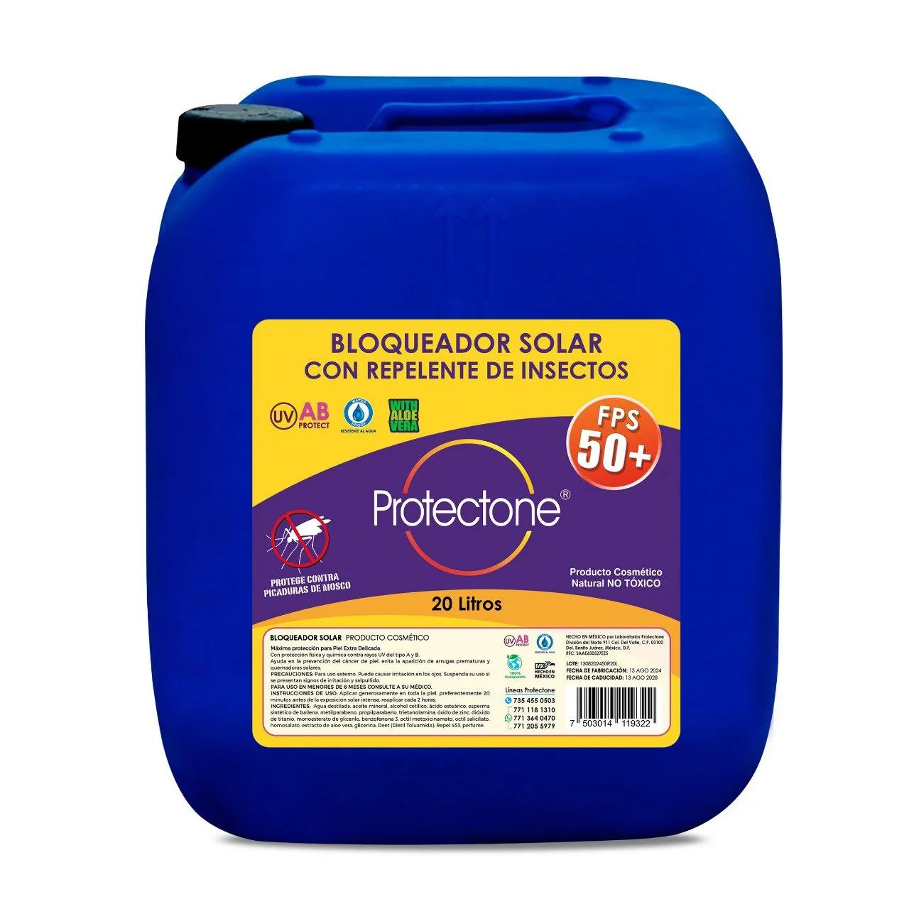 Bloqueador / Repelente FPS 50 – Bidón 20L